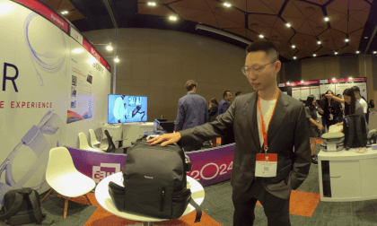 Syntech Product introduction at AWE ASIA 2024 bag VR Video Syntech Product introduction at AWE ASIA 2024 bag VR