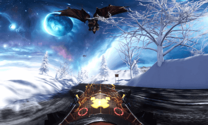 Super time and space flying car 8K Super time and space flying car 8K