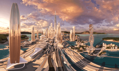 gold  city metaverse 8K gold  city metaverse 8K