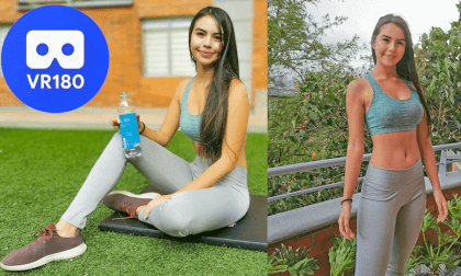 Stay Fit in VR: Energizing Fitness Session with a Gorgeous Trainer Stay Fit in VR: Energizing Fitness Session with a Gorgeous Trainer