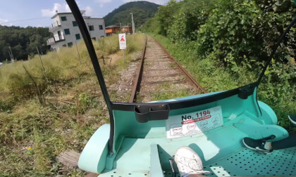 Gangchon Rail Park (Gimyujeong Railbike) 8K 180 VR VR Video Gangchon Rail Park (Gimyujeong Railbike) 8K 180 VR VR