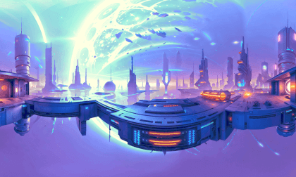 Starry Sky City VR Video Starry Sky City VR
