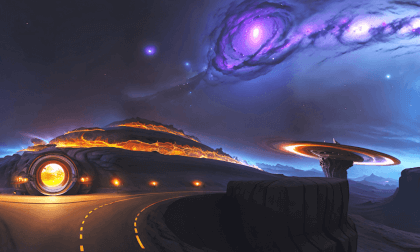 Alien night sky Alien night sky