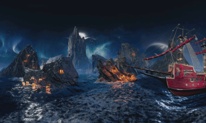 Magic Sea Night Journey 8k Magic Sea Night Journey 8k