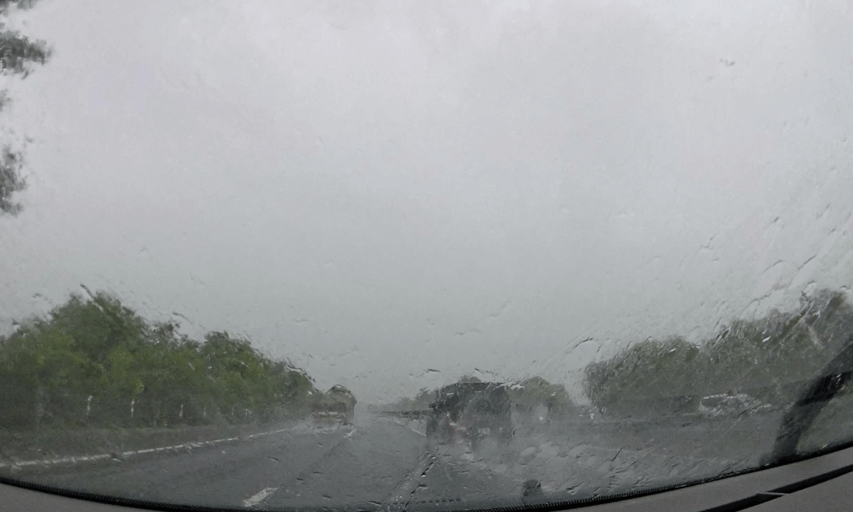Daily Drive Through Japan: 180° Insta360 X4 Road View :"Tokyo to Nagano: Stormy Highway Drive" Part3