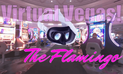 6K VR180 Flamingo Walk through Virtual Vegas! VR Video 6K VR180 Flamingo Walk through Virtual Vegas! VR