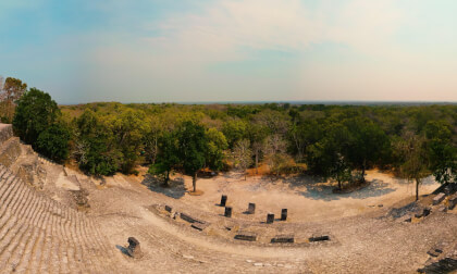 Flying over the Mayan Pyramids, Mexico in VR 360 from a drone, 16k 360 video for Apple Vision Pro VR Video Flying over the Mayan Pyramids, Mexico in VR 360 from a drone, 16k 360 video for Apple Vision Pro VR
