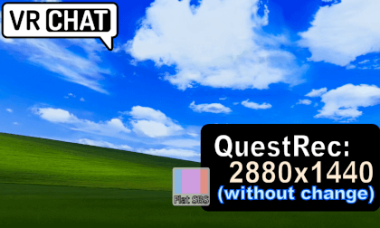 (! Subtitles) QuestRec  2880x1440 (without change , with bonus) / FlatSBS ver. (! Subtitles) QuestRec  2880x1440 (without change , with bonus) / FlatSBS ver.