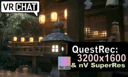 (! Subtitles) QuestRec  3200x1600  / FlatSBS ver. VR Video (! Subtitles) QuestRec  3200x1600  / FlatSBS ver. VR