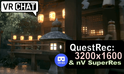 QuestRec  3200x1600  / VR180 ver. VR Video QuestRec  3200x1600  / VR180 ver. VR