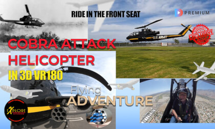 First-Person 3D VR180 Experience Flying the Cobra Attack Helicopter First-Person 3D VR180 Experience Flying the Cobra Attack Helicopter