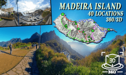 Madeira island - 40 places to see in 3D