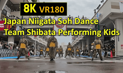 Japan Niigata Soh Dance  (Big Dance Festival) Team Shibata Performing Kids VR Video Japan Niigata Soh Dance  (Big Dance Festival) Team Shibata Performing Kids VR