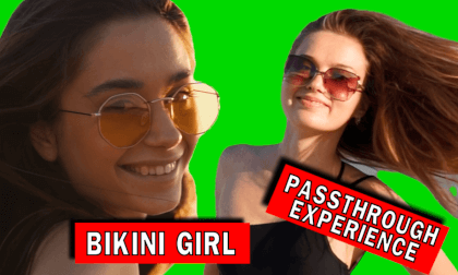 Passhtrough Experience - Bikini Girl 8K 3D 60 FPS