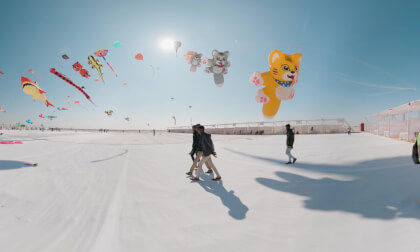 International Kite festival, Dordo salt desert in India. 16k 360 shot with #ShramkoCamera International Kite festival, Dordo salt desert in India. 16k 360 shot with #ShramkoCamera