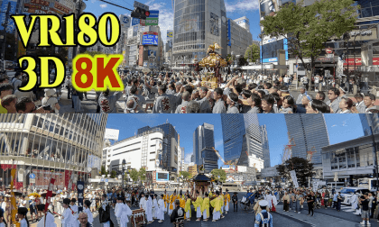 Shibuya Konno Hachiman Shrine Annual Festival in Tokyo,JAPAN VR Video Shibuya Konno Hachiman Shrine Annual Festival in Tokyo,JAPAN VR