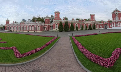 Petrovsky Road Palace  in Moscow VR Video Petrovsky Road Palace  in Moscow VR