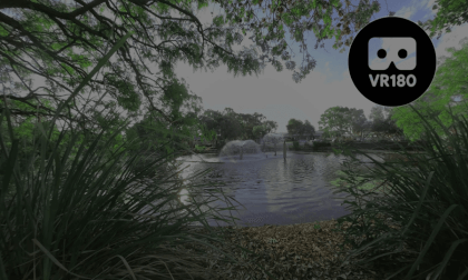 Serenity in the Park: VR180 Fountain with Peaceful Music Serenity in the Park: VR180 Fountain with Peaceful Music