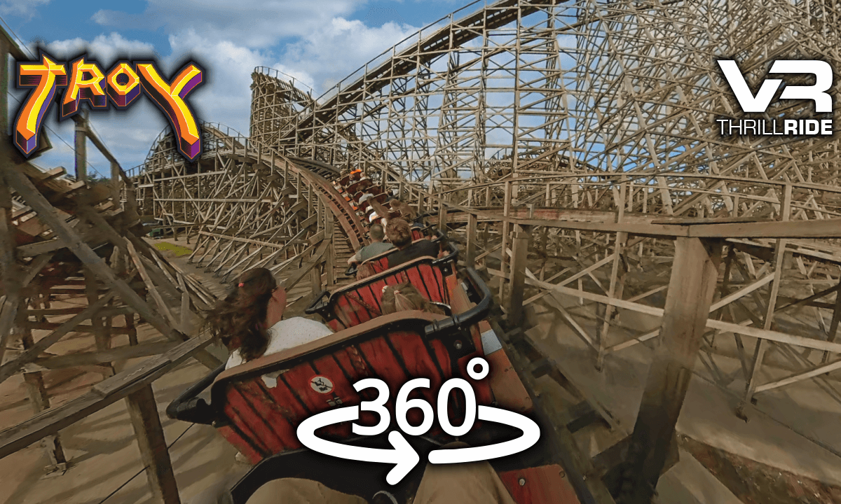 360° TROY 🤪 You Won't Believe How Intense the last row is! Toverland's Wildest Rollercoaster