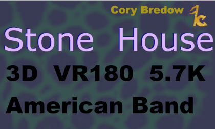 Cory Bredow on Drums. American Band. VR180 3D. Covered by Stone House, November 2022. VR Video Cory Bredow on Drums. American Band. VR180 3D. Covered by Stone House, November 2022. VR
