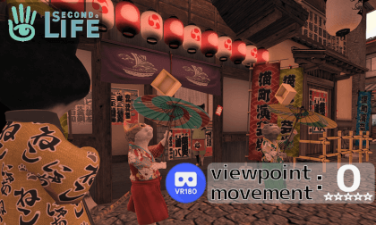 Secondlife - Cat Town of tonarino  / 2022 Autumn ( VR180 Ver.) VR Video Secondlife - Cat Town of tonarino  / 2022 Autumn ( VR180 Ver.) VR