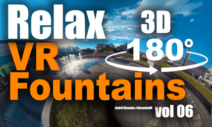 Ultimate Reclining Experience. Fountaine Relax 3D 180 VR Video Ultimate Reclining Experience. Fountaine Relax 3D 180 VR
