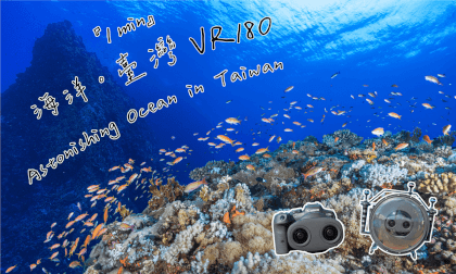 [一分鐘] 海洋臺灣，臺灣水下VR影像紀錄！One Minute Underwater VR Video in Taiwan 『Canon EOS R7 + RF-S3.9mm f/3.5 STM Dual Fisheye』