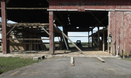 Barn Being Torn Down Hancock County Ohio 8K VR180 VR Video Barn Being Torn Down Hancock County Ohio 8K VR180 VR