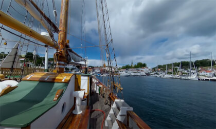 Waterfront Grimstad, Norway  8K 360 VR Video Waterfront Grimstad, Norway  8K 360 VR