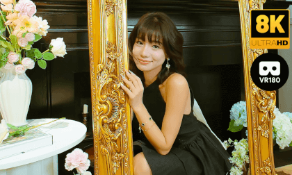 Her smile is so sweet! VR Video Her smile is so sweet! VR