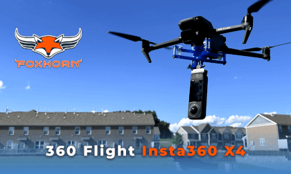 Flight of the Insta360 X4 - 360 Flight of the Insta360 X4 - 360