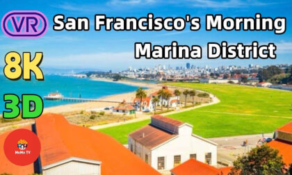 Golden Gate Bridge Maria in the morning, San Francisco CA 8K VR Golden Gate Bridge Maria in the morning, San Francisco CA 8K VR