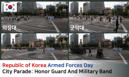 Republic of Korea Armed Forces Day City Parade: Honor Guard and Military Band Republic of Korea Armed Forces Day City Parade: Honor Guard and Military Band