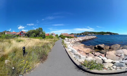 Fevik Prominade Grimstad, Norway 8K 360