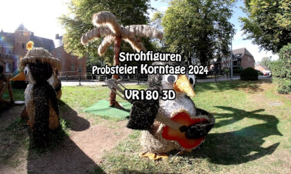 Strohfiguren: Probsteier Korntage 2024 (VR180 3D) VR Video Strohfiguren: Probsteier Korntage 2024 (VR180 3D) VR