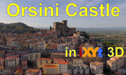 Orsini  Castle, Massa d'Albe, Province of L'Aquila, Italy in iXYt 3D side-by-side video for VR Orsini  Castle, Massa d'Albe, Province of L'Aquila, Italy in iXYt 3D side-by-side video for VR