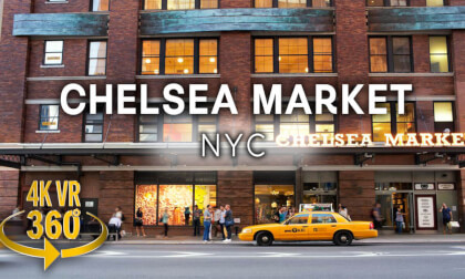 Inside Chelsea Market NYC - 4K 360 VR Video!
