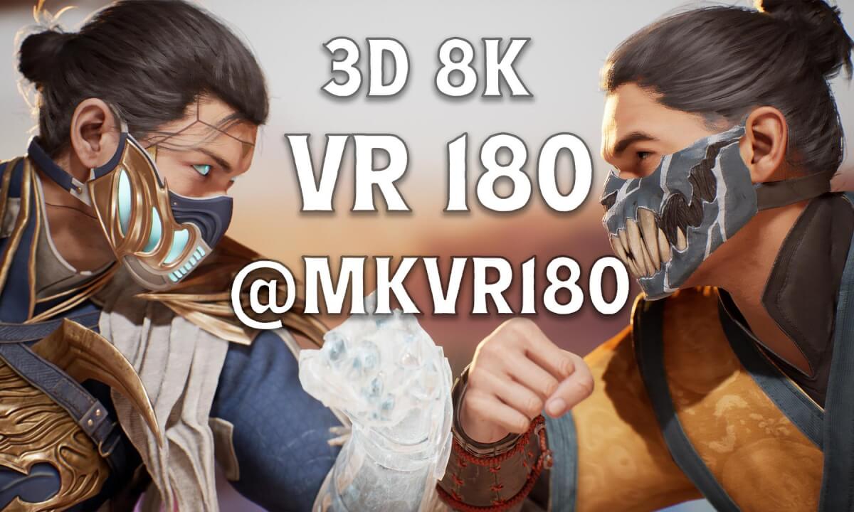 Mortal Kombat VR: Sub-Zero vs Scorpion (VR180 8K 3D Battle) | Epic Virtual Fight Scene (MQVR-2A)
