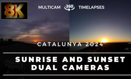 VR Sunrise & sunset from two cameras Catalunya Spain October 2024 -ID0261S VR Sunrise & sunset from two cameras Catalunya Spain October 2024 -ID0261S