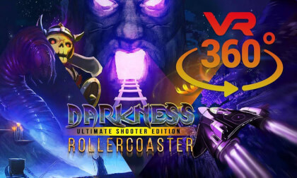 Darkness Rollercoaster - Relax and enjoy the journey in VR 360° Darkness Rollercoaster - Relax and enjoy the journey in VR 360°