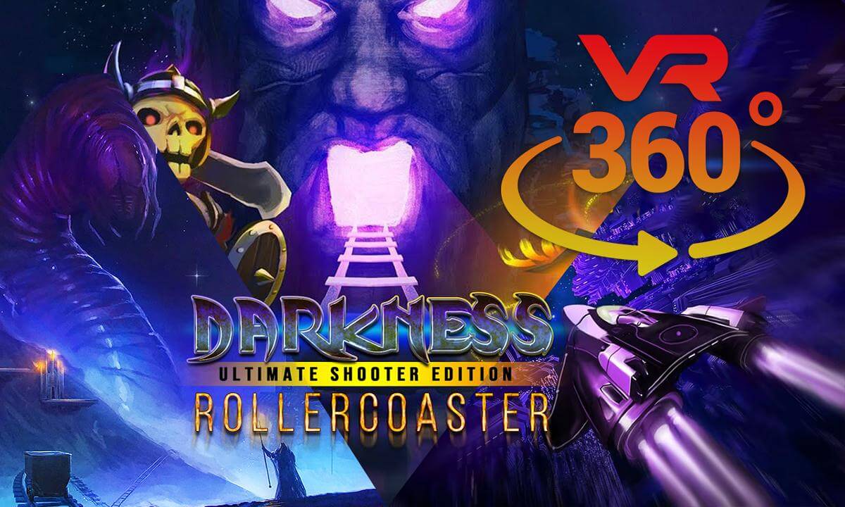 Darkness Rollercoaster - Relax and enjoy the journey in VR 360°