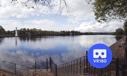 Roath Park Lake Wales UK VR Video Roath Park Lake Wales UK VR