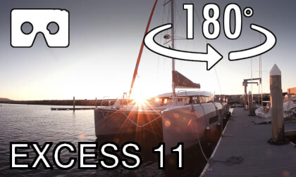 EXCESS 11 catamaran VR Video EXCESS 11 catamaran VR