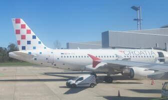 Zagreb airport, Croatia. VR Video Zagreb airport, Croatia. VR