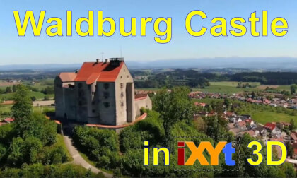 Waldburg Castle,  Baden-Württemberg, Germany in iXYt 3D side-by-side video for VR VR Video Waldburg Castle,  Baden-Württemberg, Germany in iXYt 3D side-by-side video for VR VR