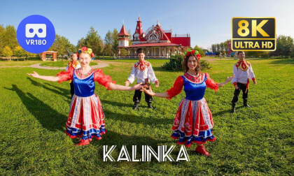 Russian Folk Dance - Kalinka 卡林卡 | 8K 3D 180 Russian Folk Dance - Kalinka 卡林卡 | 8K 3D 180