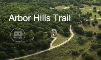 Really Nice Weather For Walking The Best Trail In Dallas. VR 3D 180. VR Video Really Nice Weather For Walking The Best Trail In Dallas. VR 3D 180. VR