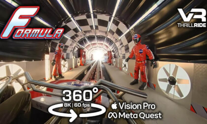 Unbelievable 8K 360° First Row Ride on Formula VR Roller Coaster at Energylandia Unbelievable 8K 360° First Row Ride on Formula VR Roller Coaster at Energylandia