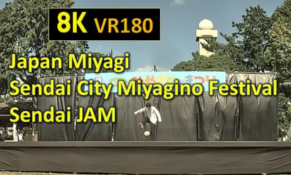 Japan Miyagi  Sendai City Miyagino Festival Sendai JAM VR Video Japan Miyagi  Sendai City Miyagino Festival Sendai JAM VR