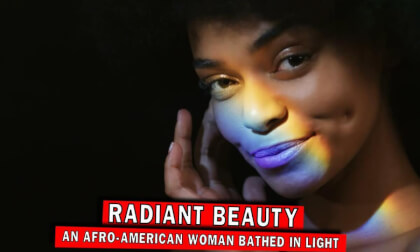 Radiant Beauty: An Afro-American Woman Bathed in Light VR Video Radiant Beauty: An Afro-American Woman Bathed in Light VR